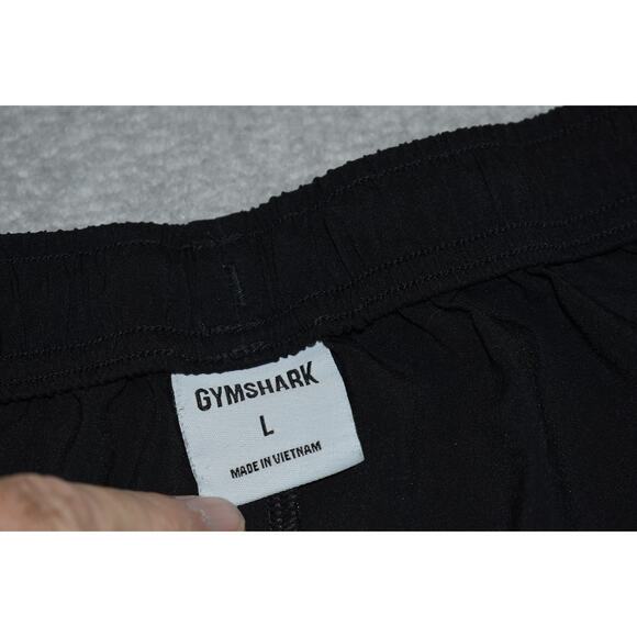 Gymshark Gym Shorts Mens Size Large Black W/ Pockets Performance 5" Inseam - Picture 3 of 5